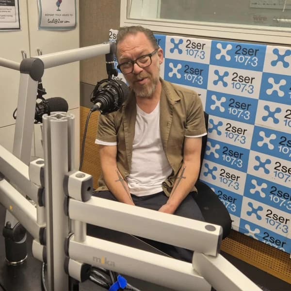 with studio guest and programmer BOW CAMPBELL