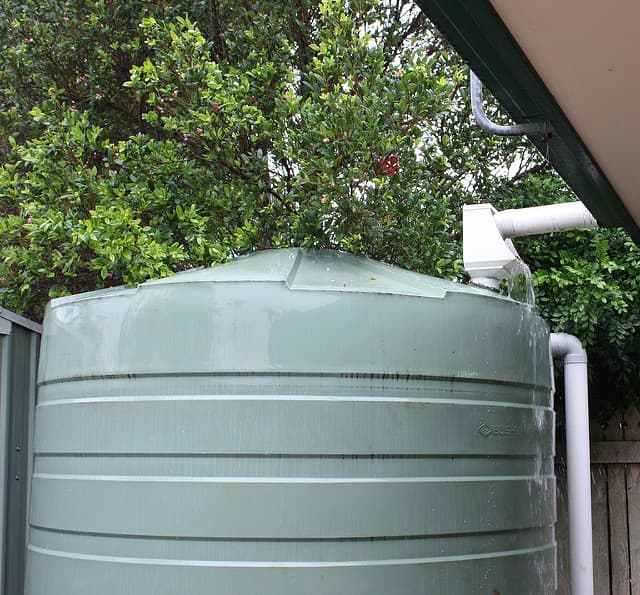 Maintaining our rainwater tanks