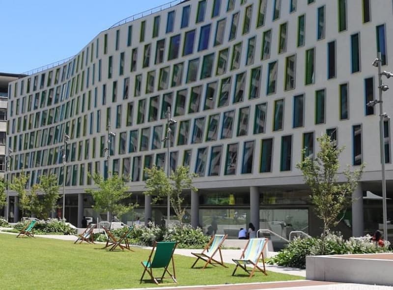 A walking tour of a sustainable building