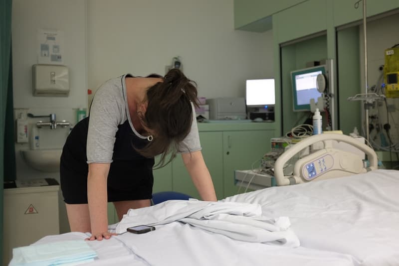 Messages sent to midwives by the room