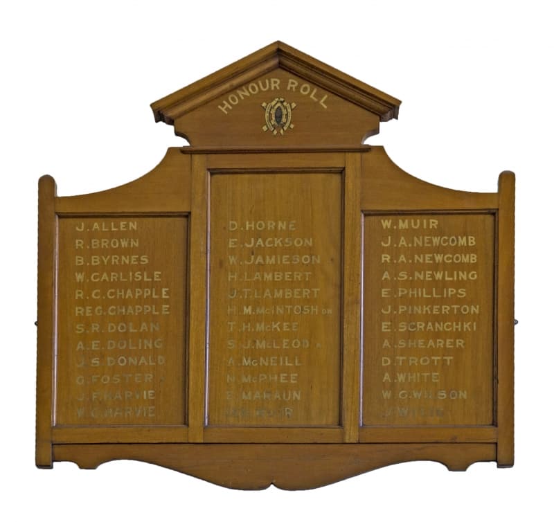 Dictionary of Sydney: Ultimo Presbyterian Church Roll of Honour