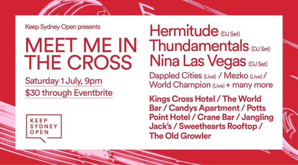 Keep Sydney Open: Meet Me In The Cross