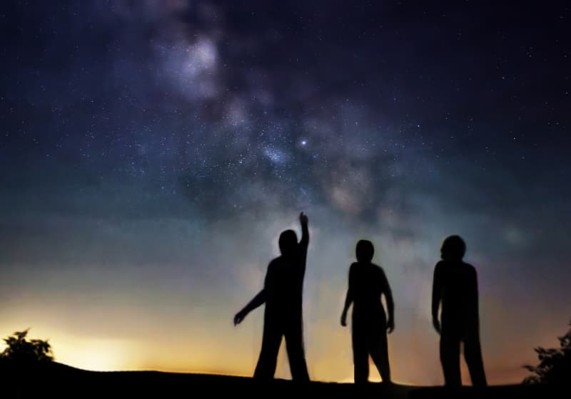 Modern roads mapped out by the stars