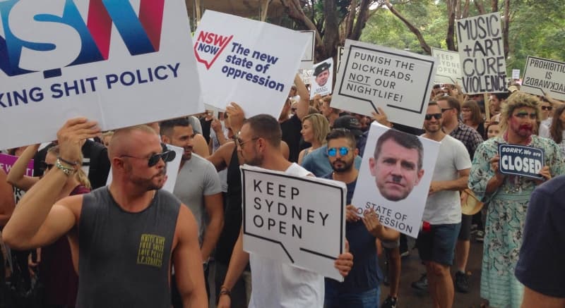 ‘Keep Sydney Open’ Protest