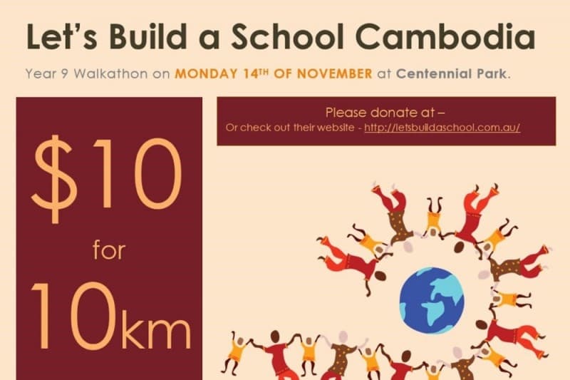 Walkathon to build a school in Cambodia