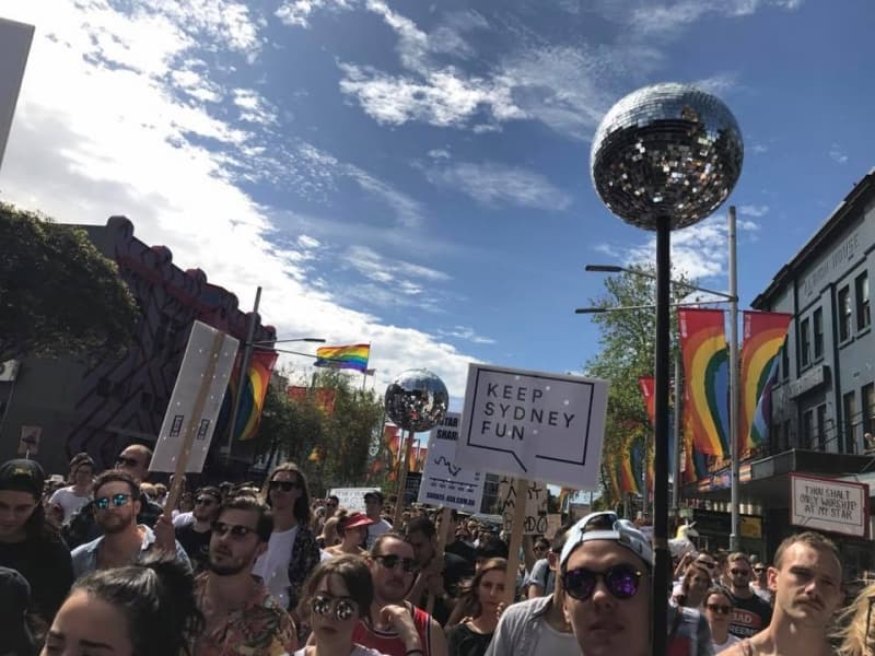 Protesters gather to Keep Sydney Open