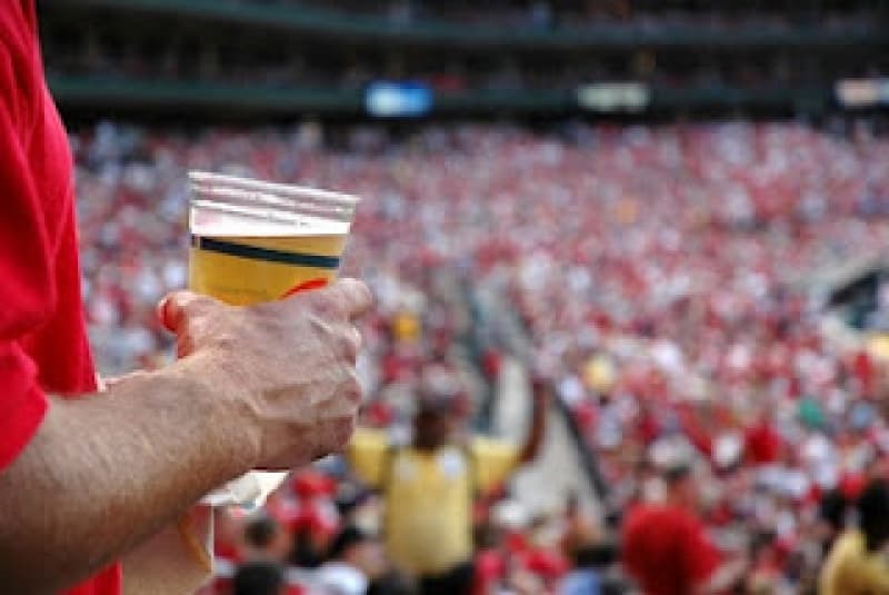 What’s a good price for beer at sporting events in Australia?