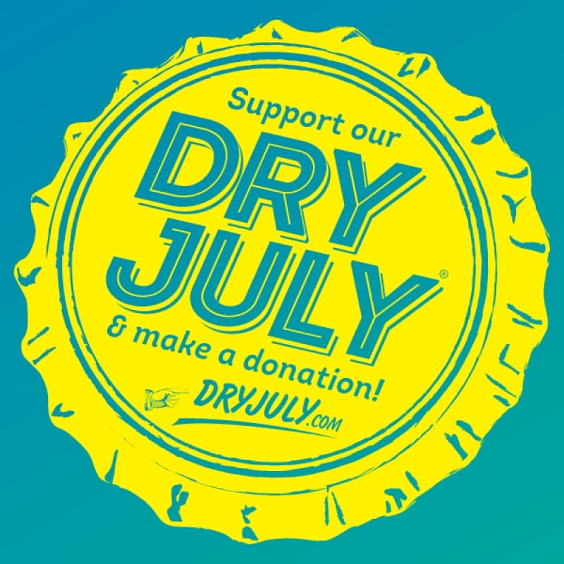 Dry July – a month off the drink for a good cause