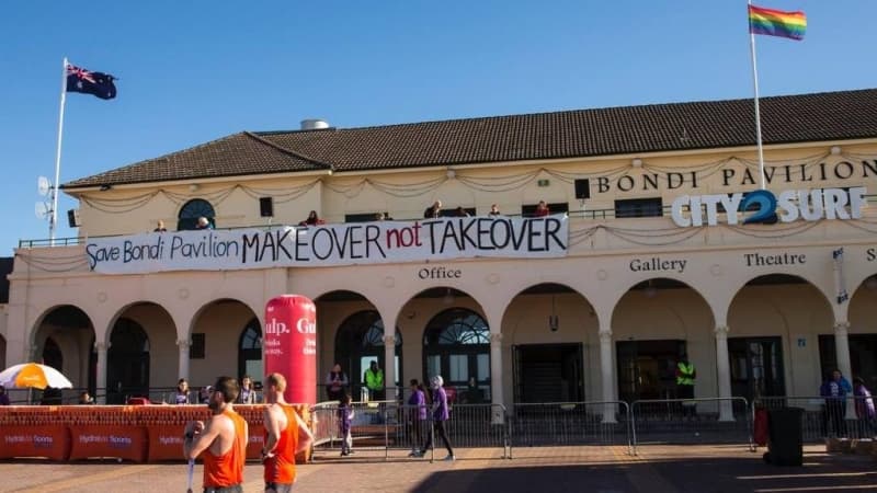 Bondi Pavilion Protest