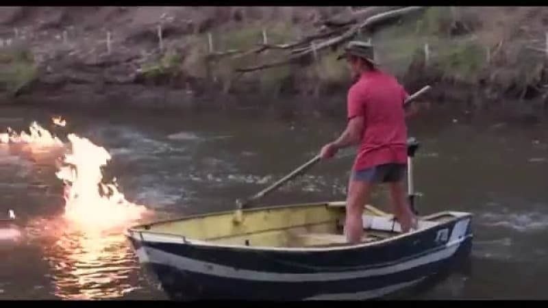 Condamine River fire