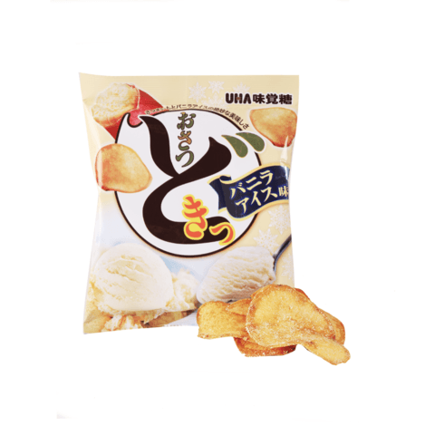 Photograph of ice-cream flavoured chip packet