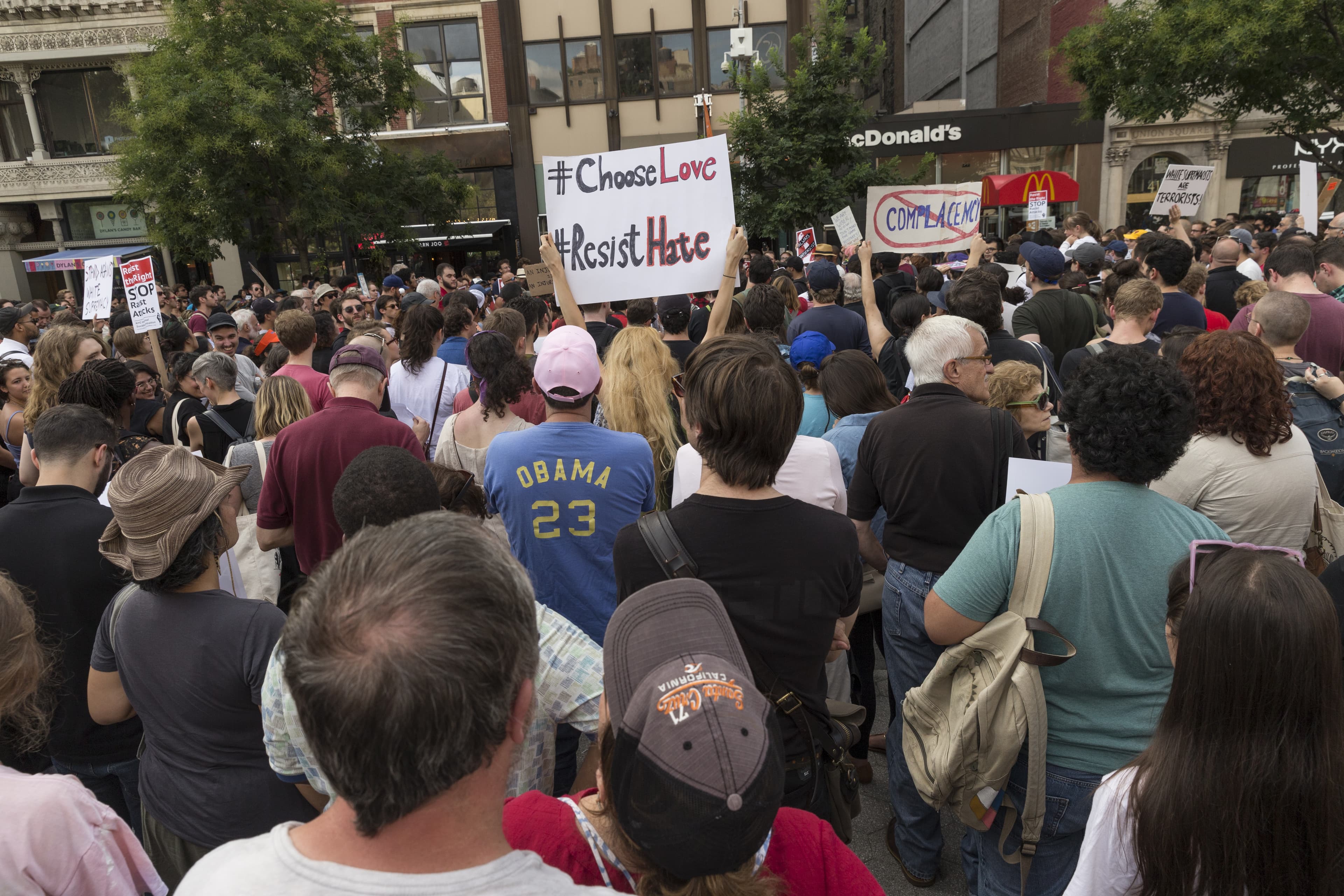 Charlottesville Protest: Condemning Hatred, Bigotry, and Violence