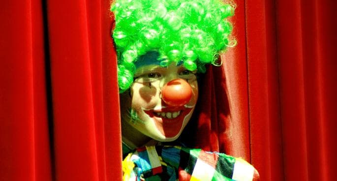 Lowdown on Clowns? Rocks in Their Head?