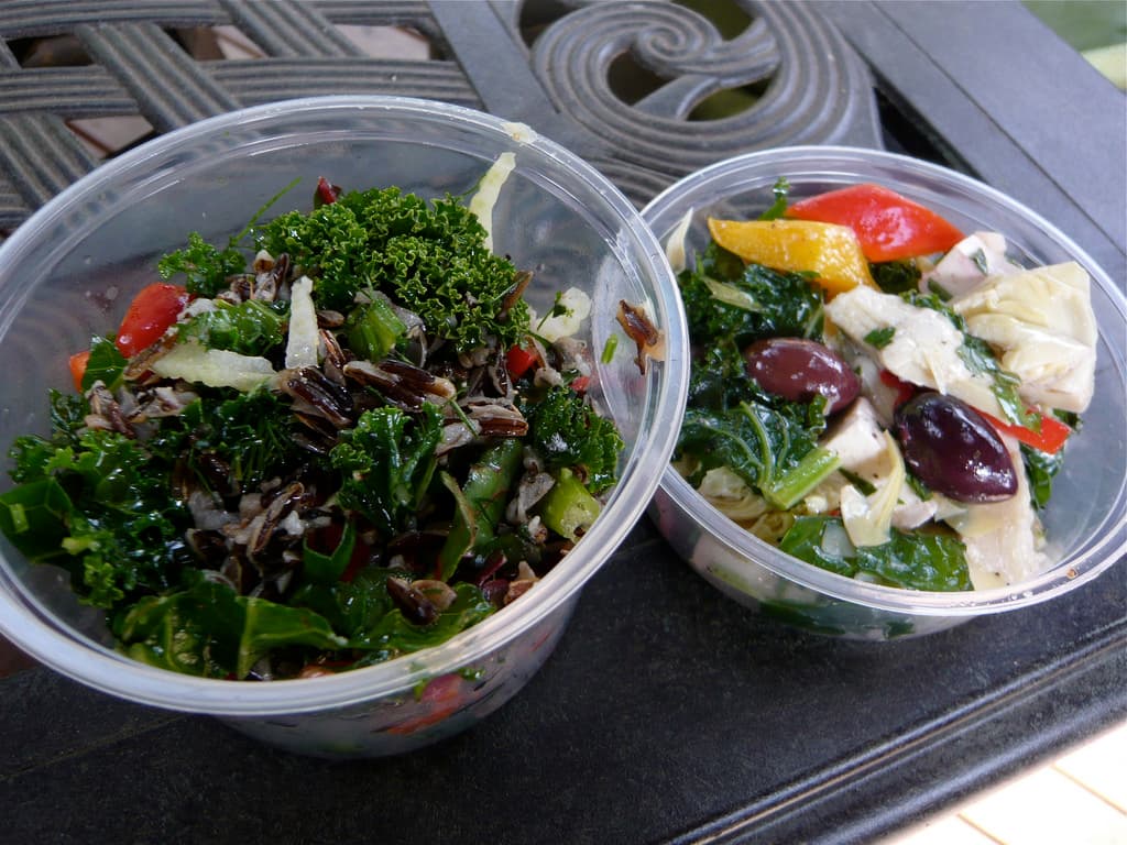 What is the value of salads in the diet of Australians?