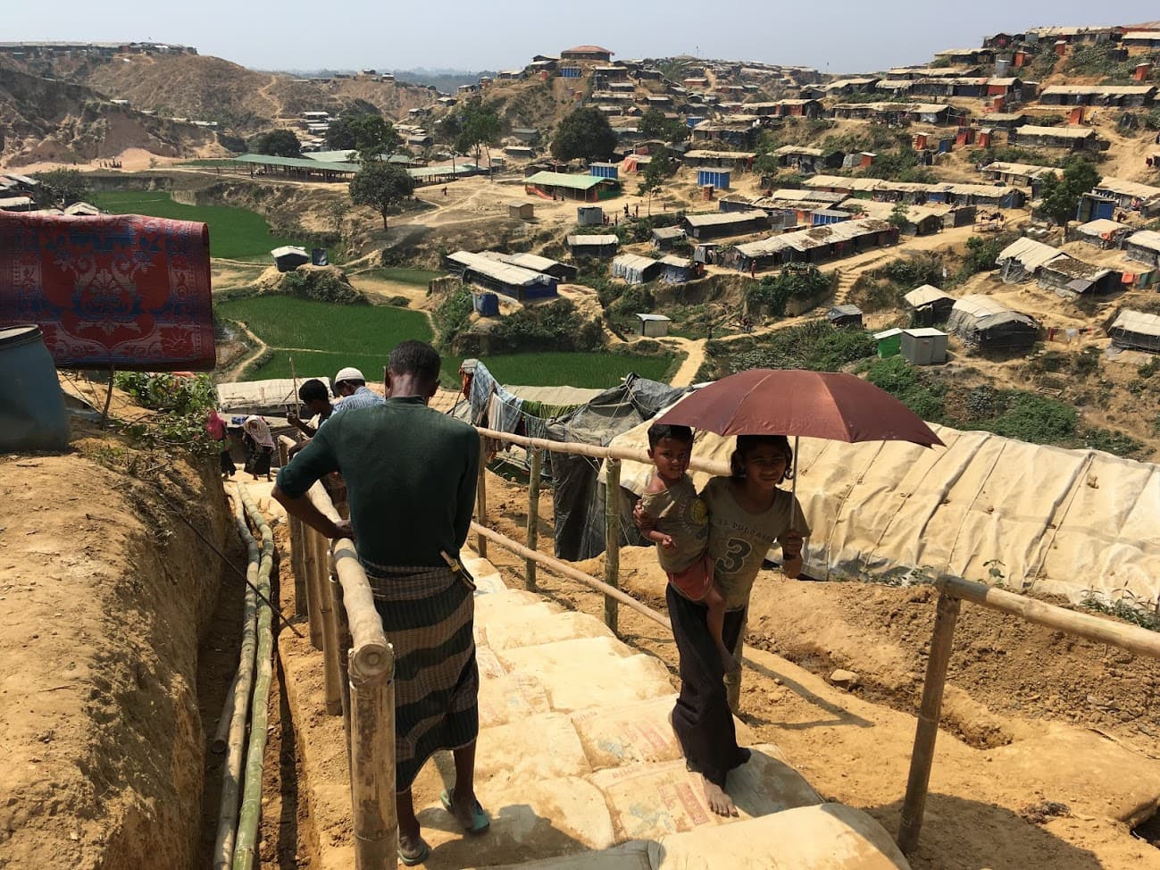 Rohingya Refugees Fleeing Myanmar