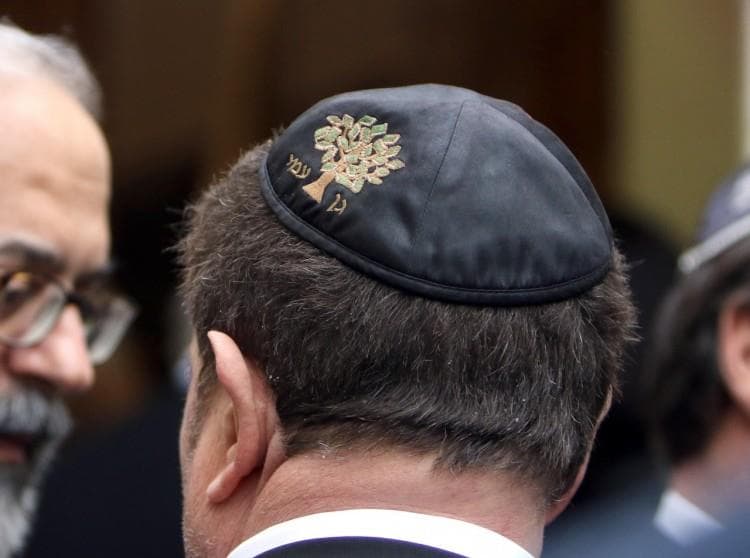 Jewish skullcaps worn to fight anti-Semitism