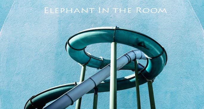 Elephant in the Waterslide