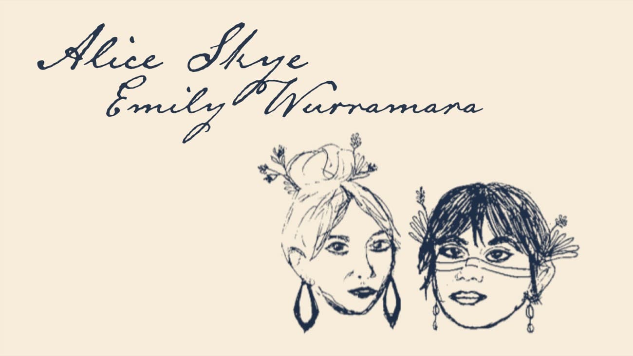 Emily Wurramara and Alice Skye