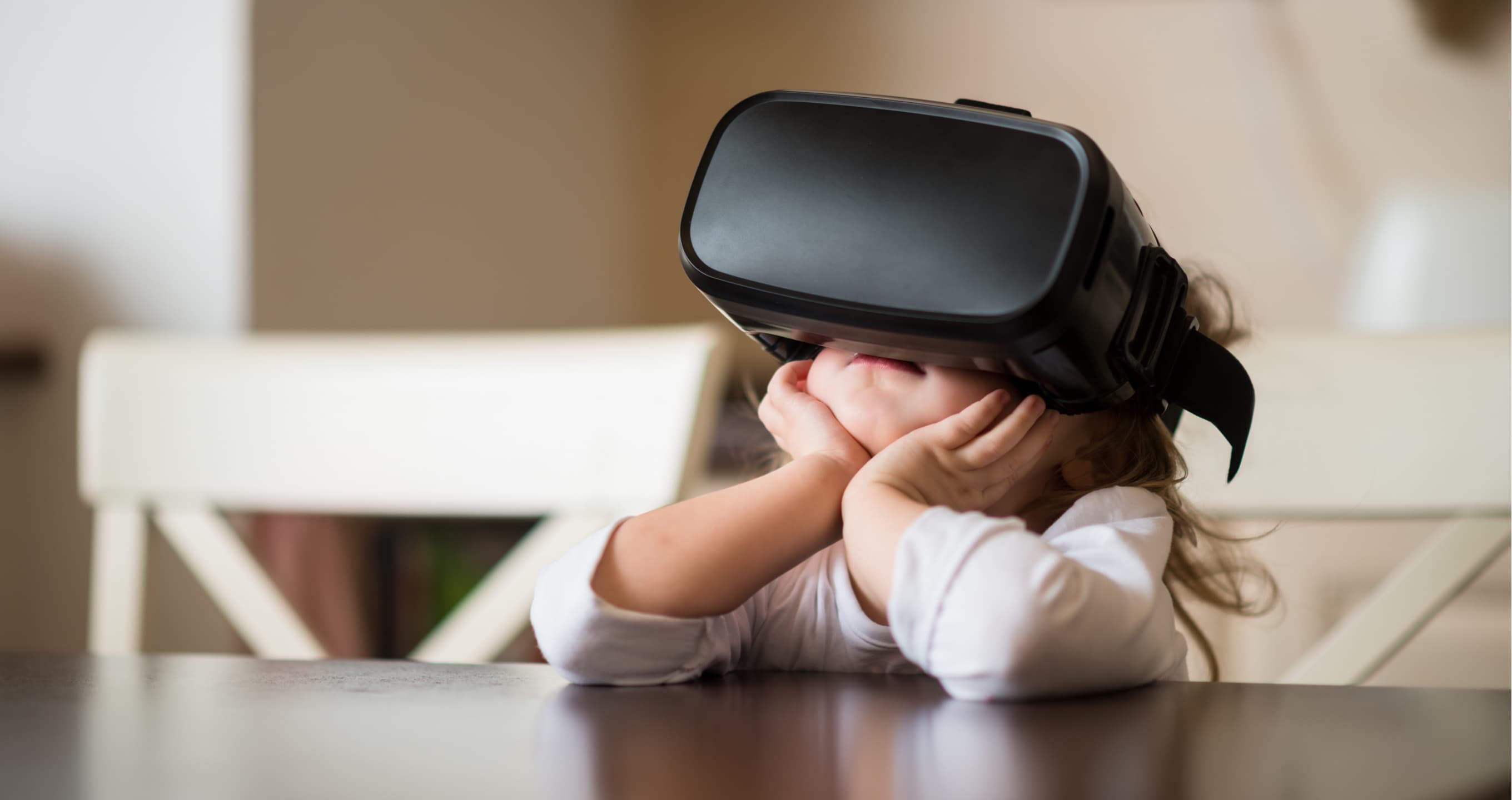 Virtual reality treating childhood phobias