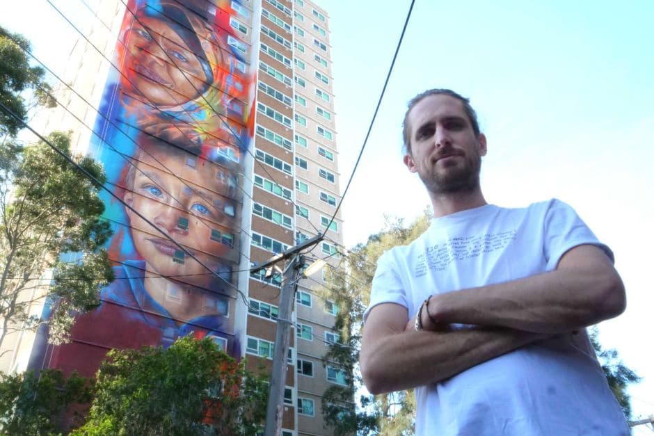 Melbourne Public Housing Mural Largest in Southern Hemisphere