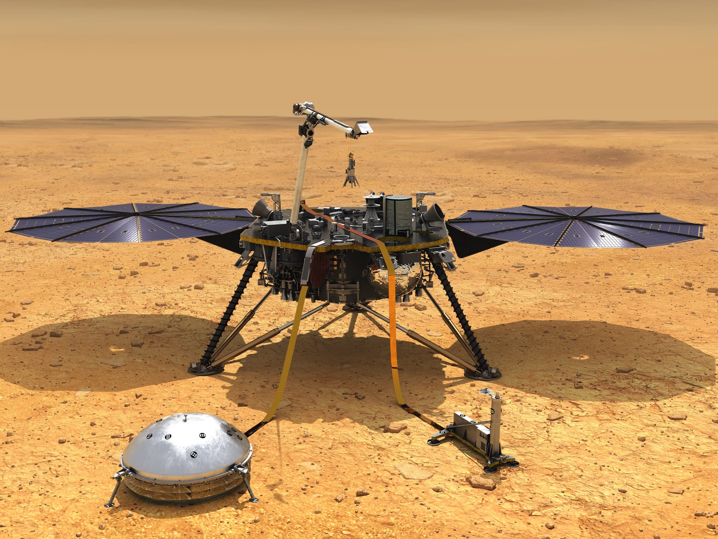 NASA’s Insight Probe Landed On Mars
