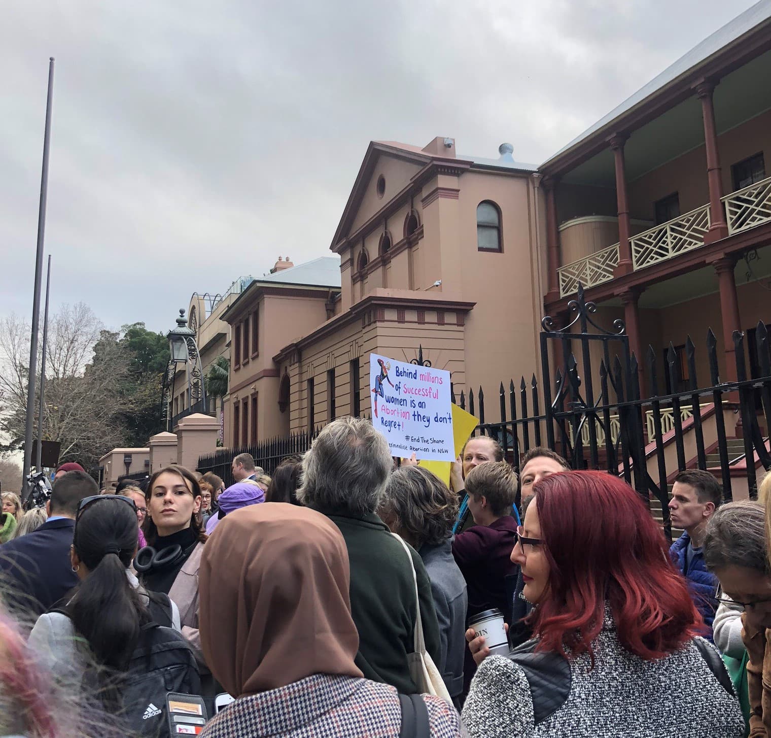 Abortion Rally outside of NSW Parliament