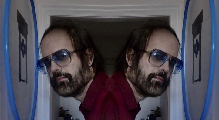 Peak with Purple Mountains