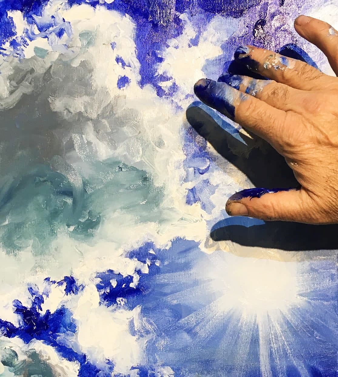 STEPHEN EVANS – BOOZY FINGER PAINTING