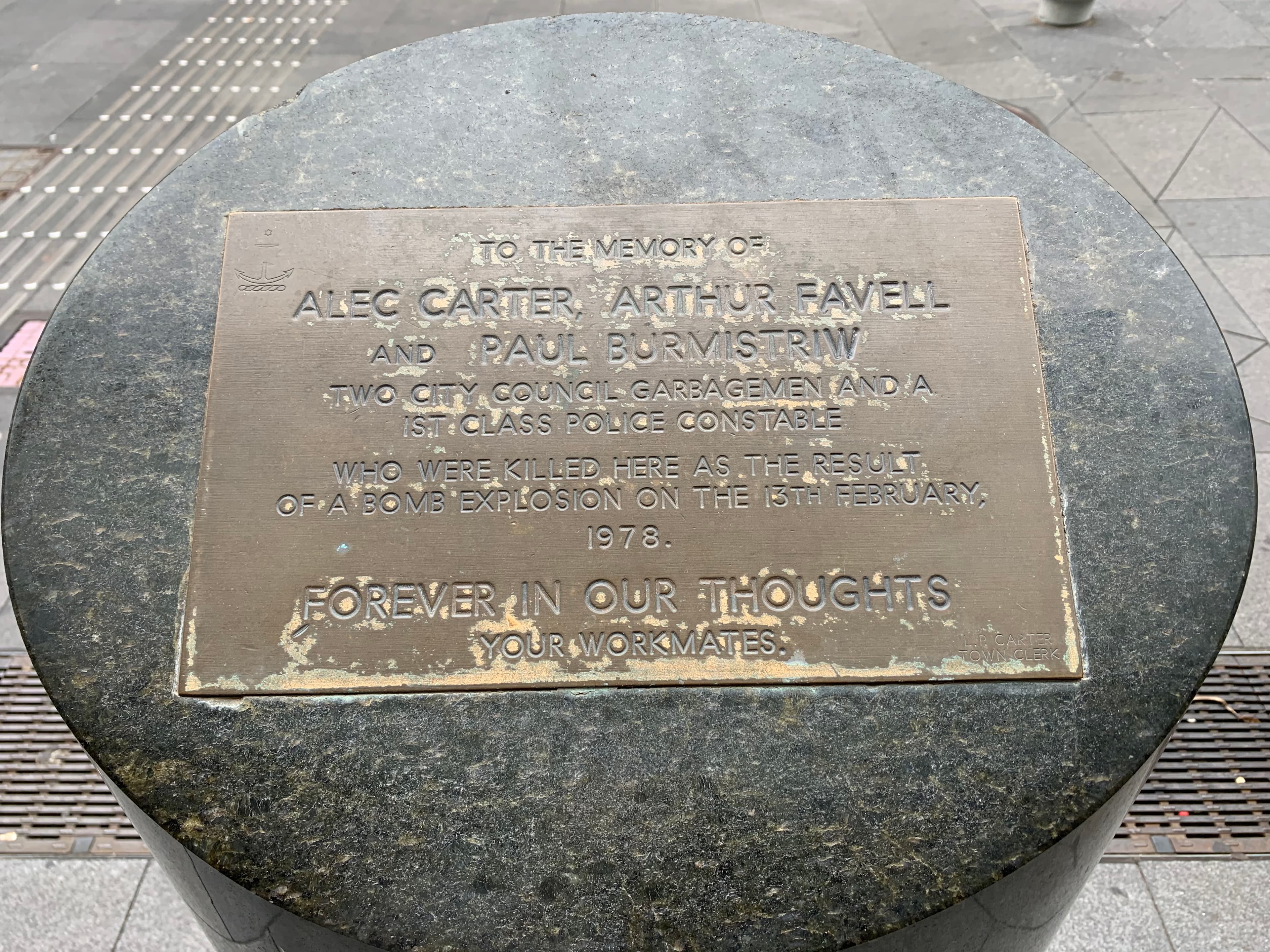 42nd Anniversary of the Hilton Bombing