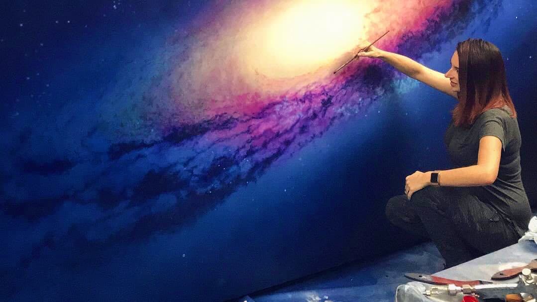 Hand-Painting the Universe – Astronomy Art