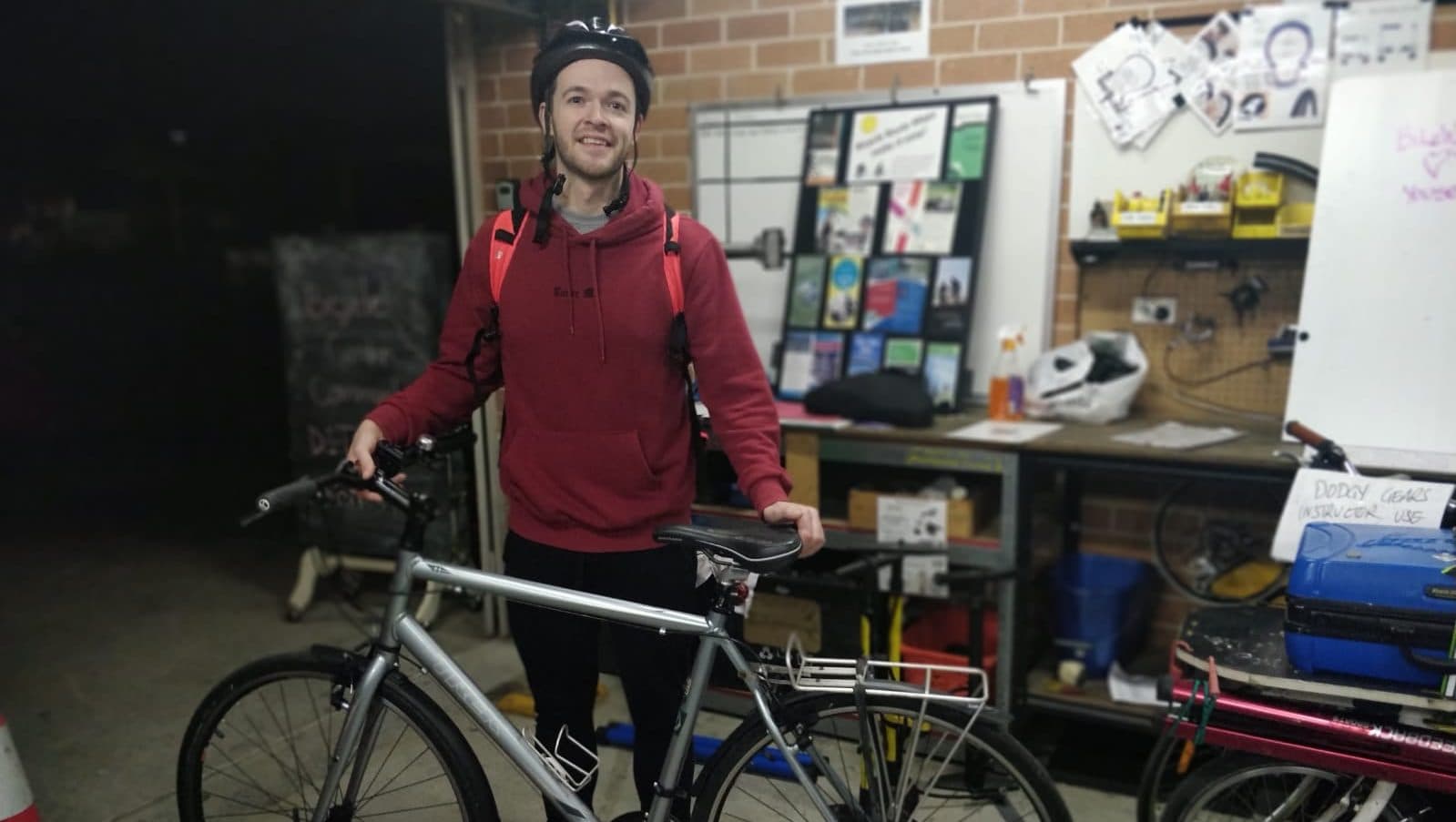 Volunteers Refurbishing Bikes For Health Care Workers and Aussies In Need