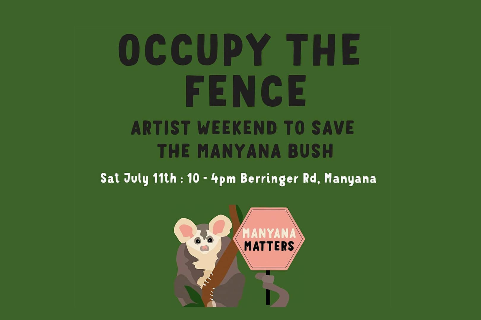 Manyana’s Occupy The Fence Exhibition