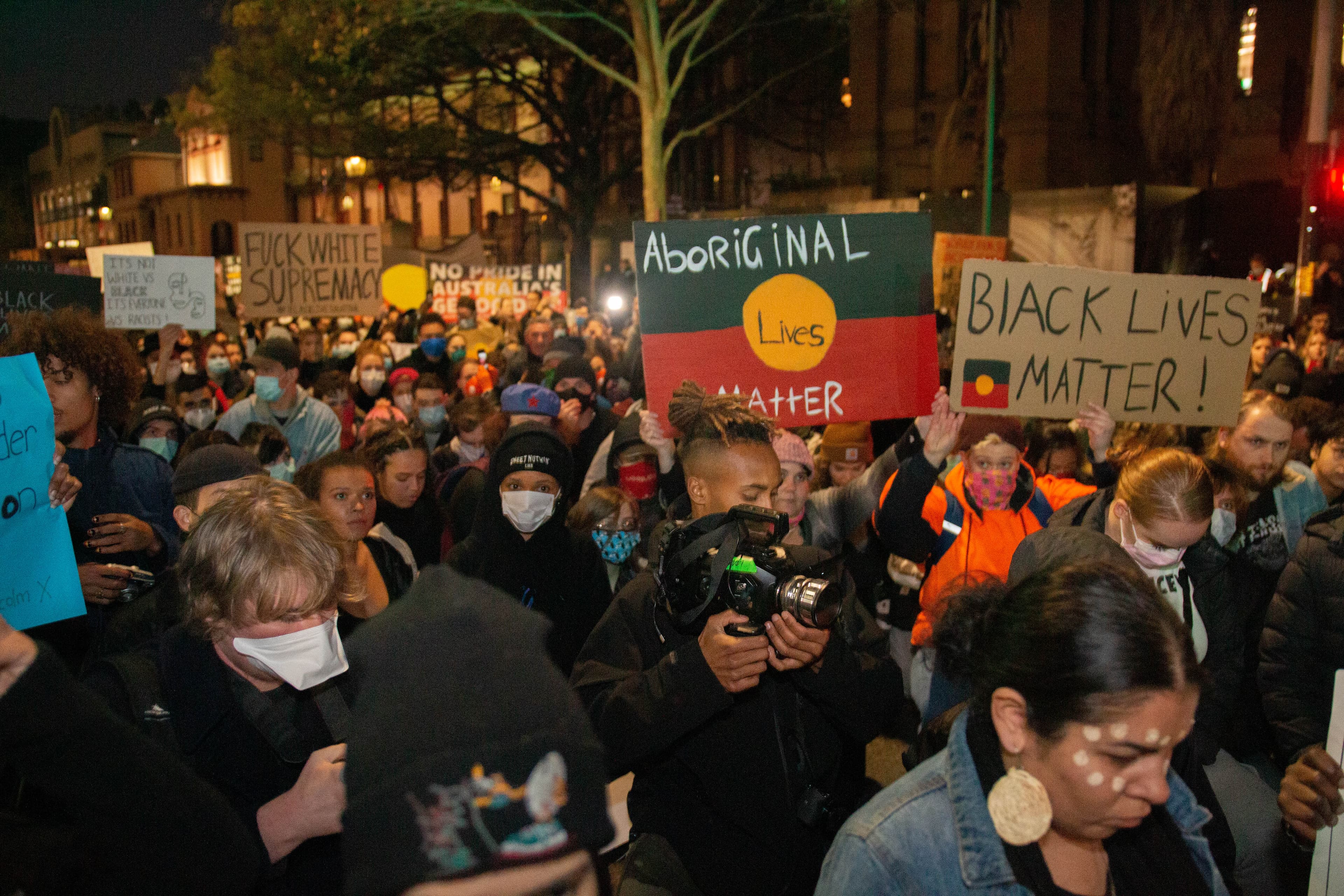 Black Lives Matter protest in Sydney