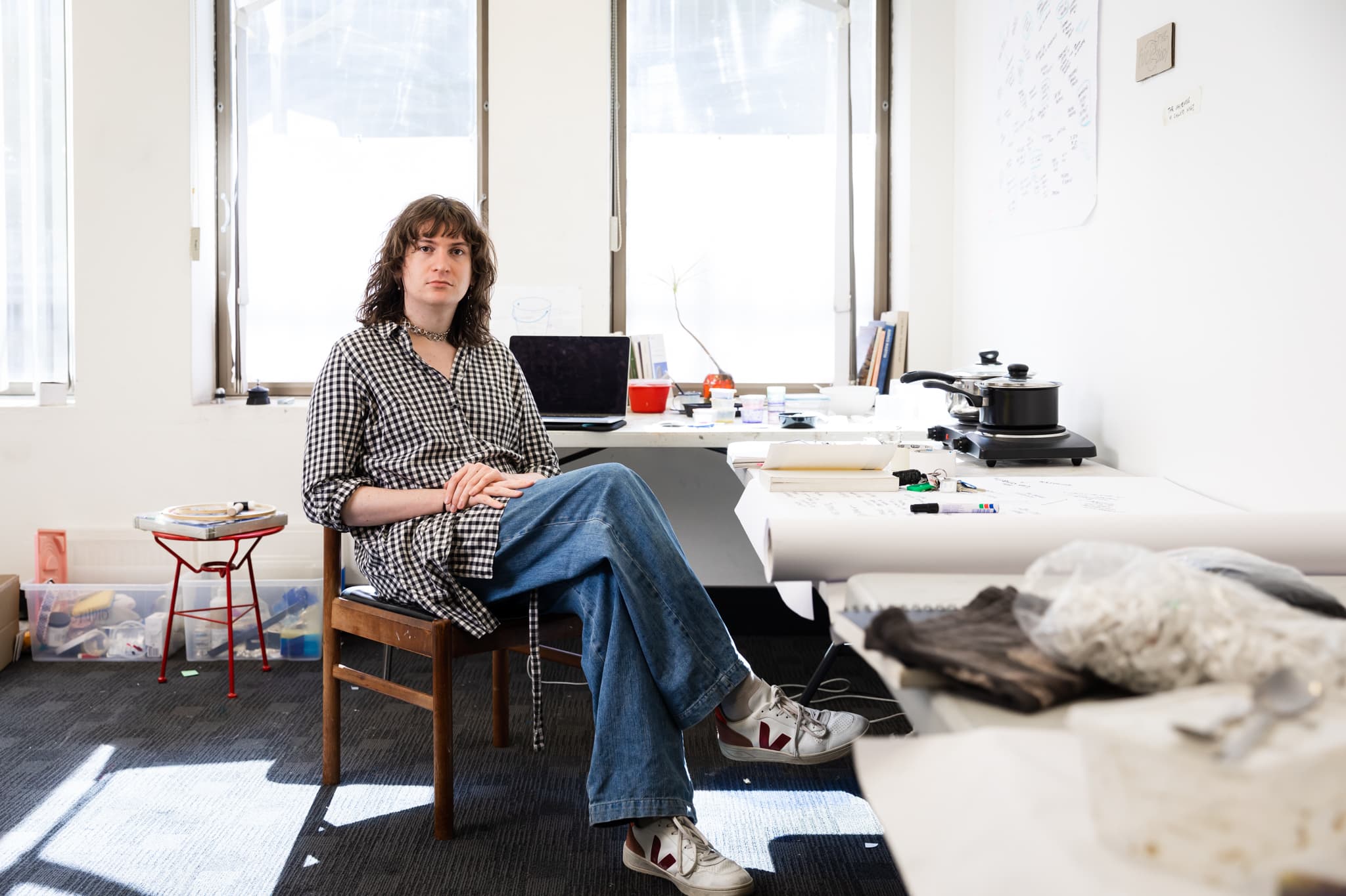 A hole where there once was a logo: Lill Colgan