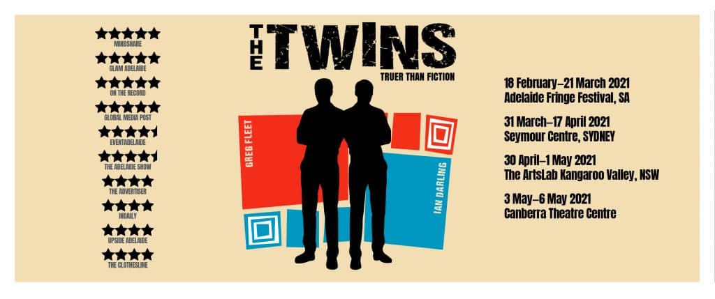 Greg Fleet and Ian Darling in ‘Twins’