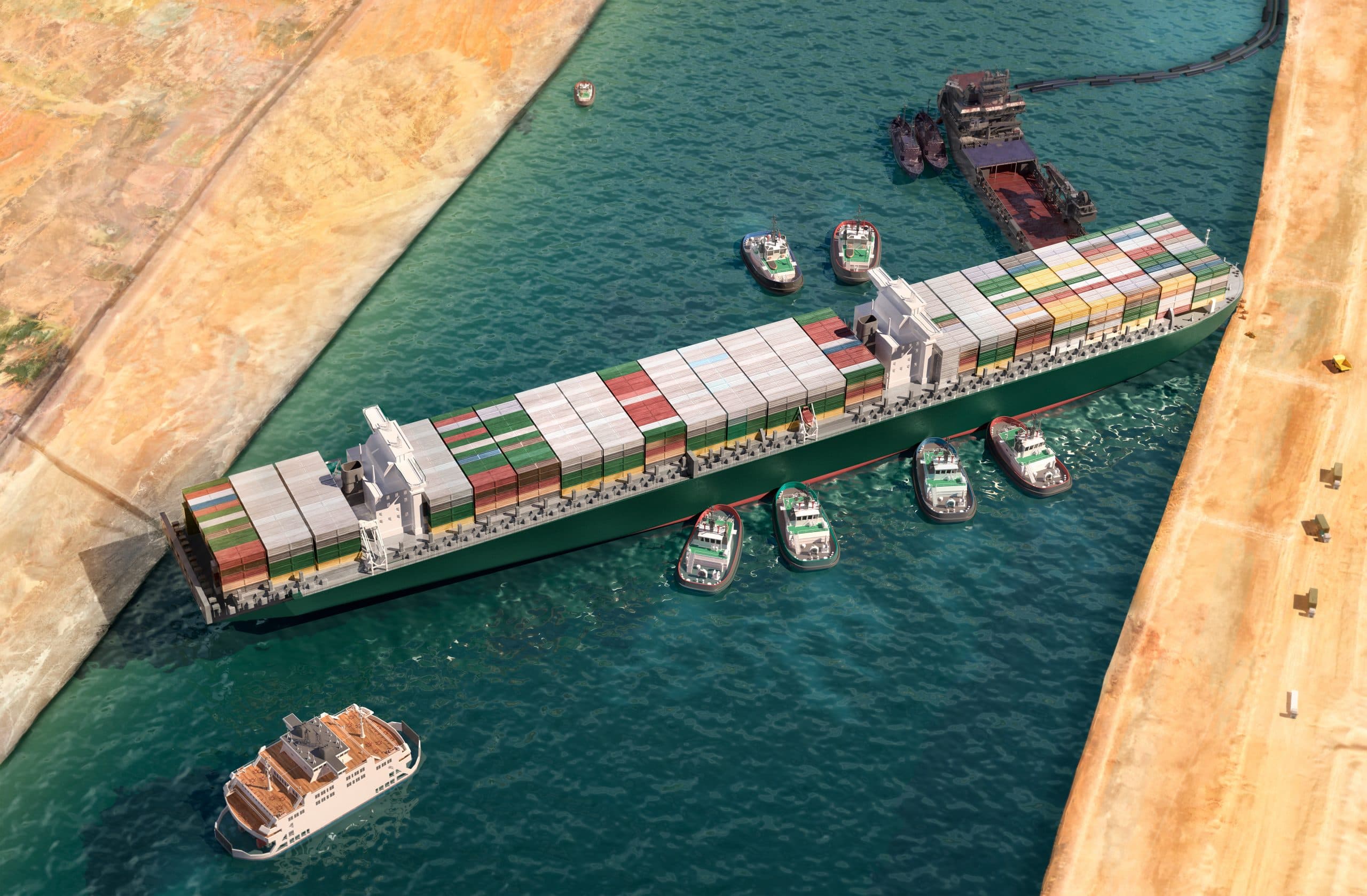 Suez Canal Unblocked by Supply Chains Still Suffering