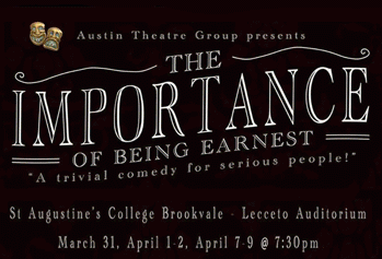 An Oscar Wilde classic on the Northern Beaches – The Importance of Being Ernest