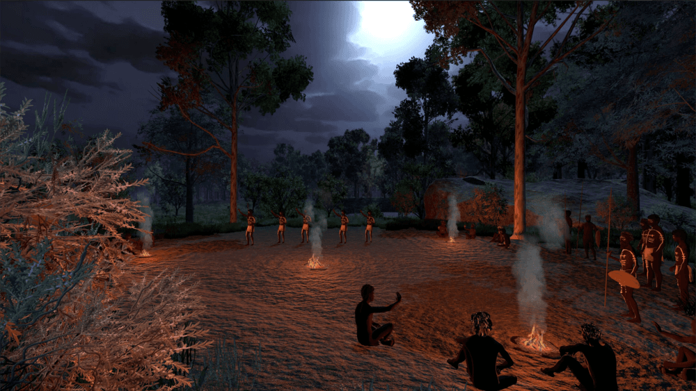 Gadigal Dreaming: storytelling through Virtual Reality