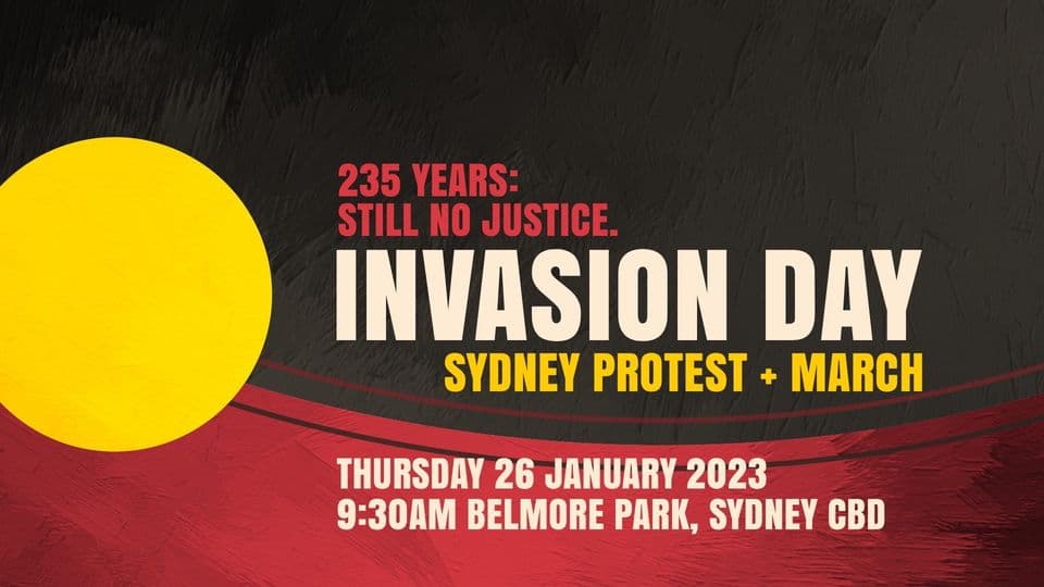 The 2023 Sydney Invasion Day rally