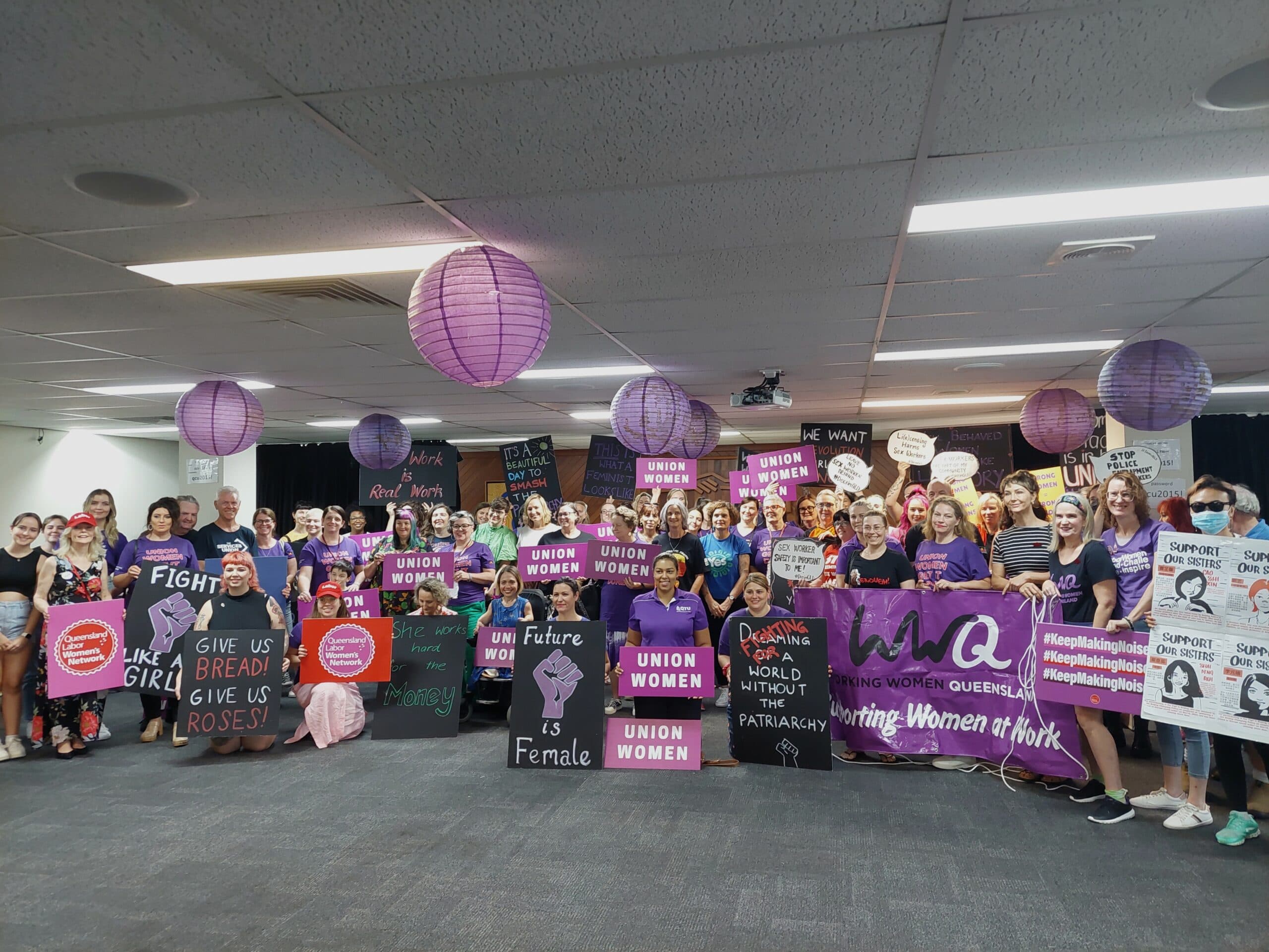 Brisbane Rallies for International Working Women’s Day