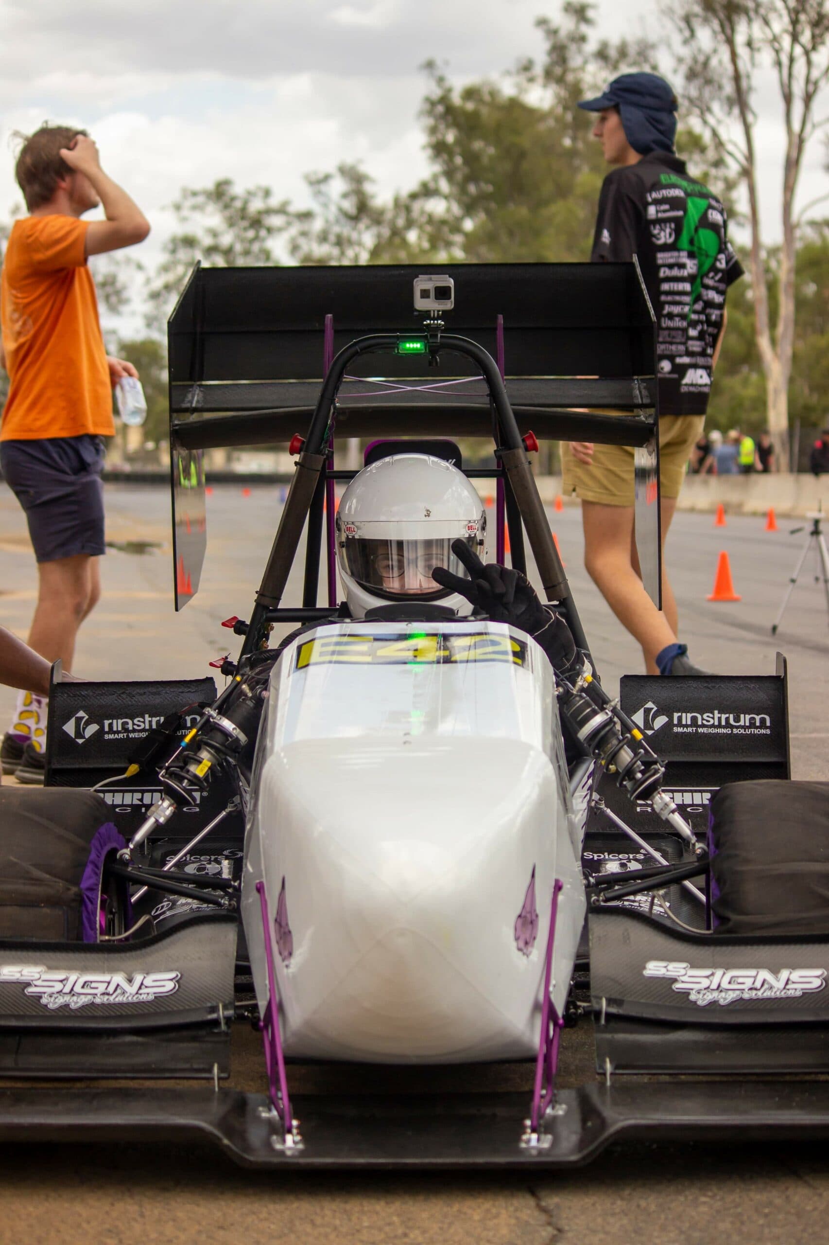 UQ’s female racecar crew leave competitors behind