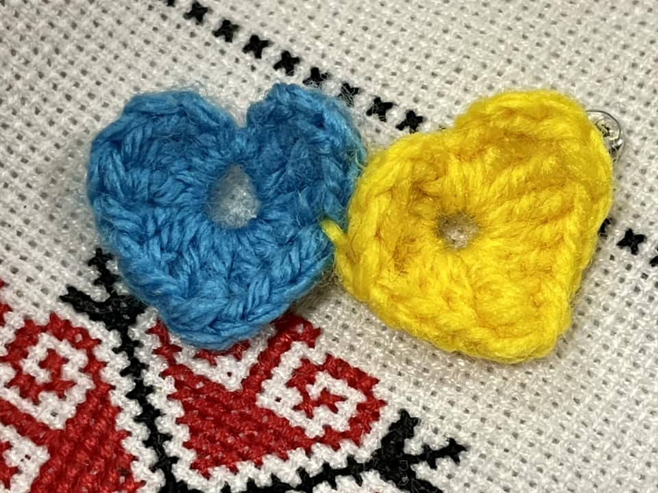 Sydney’s Blue and Yellow Hearts beat for displaced Ukrainians