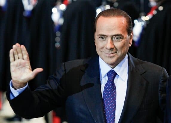 Three times Italian PM Silvio Berlusconi dies in Milan