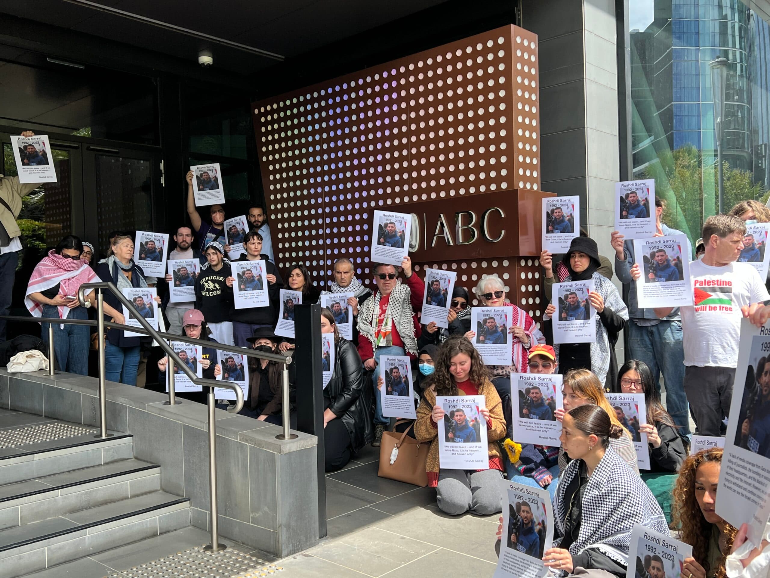 ABC’s delayed tribute sparks vigil for journalist killed in Gaza