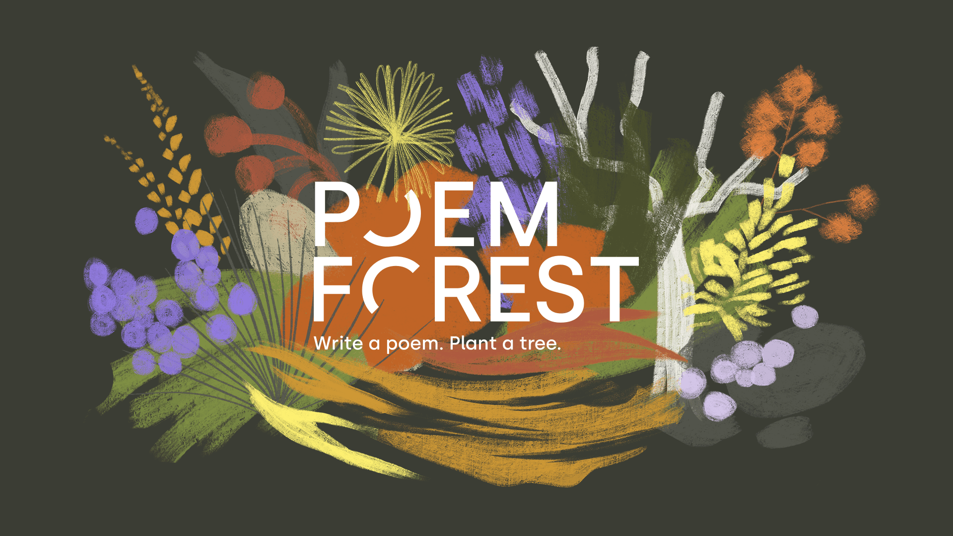 Planting a tree for every poem through POEM FOREST