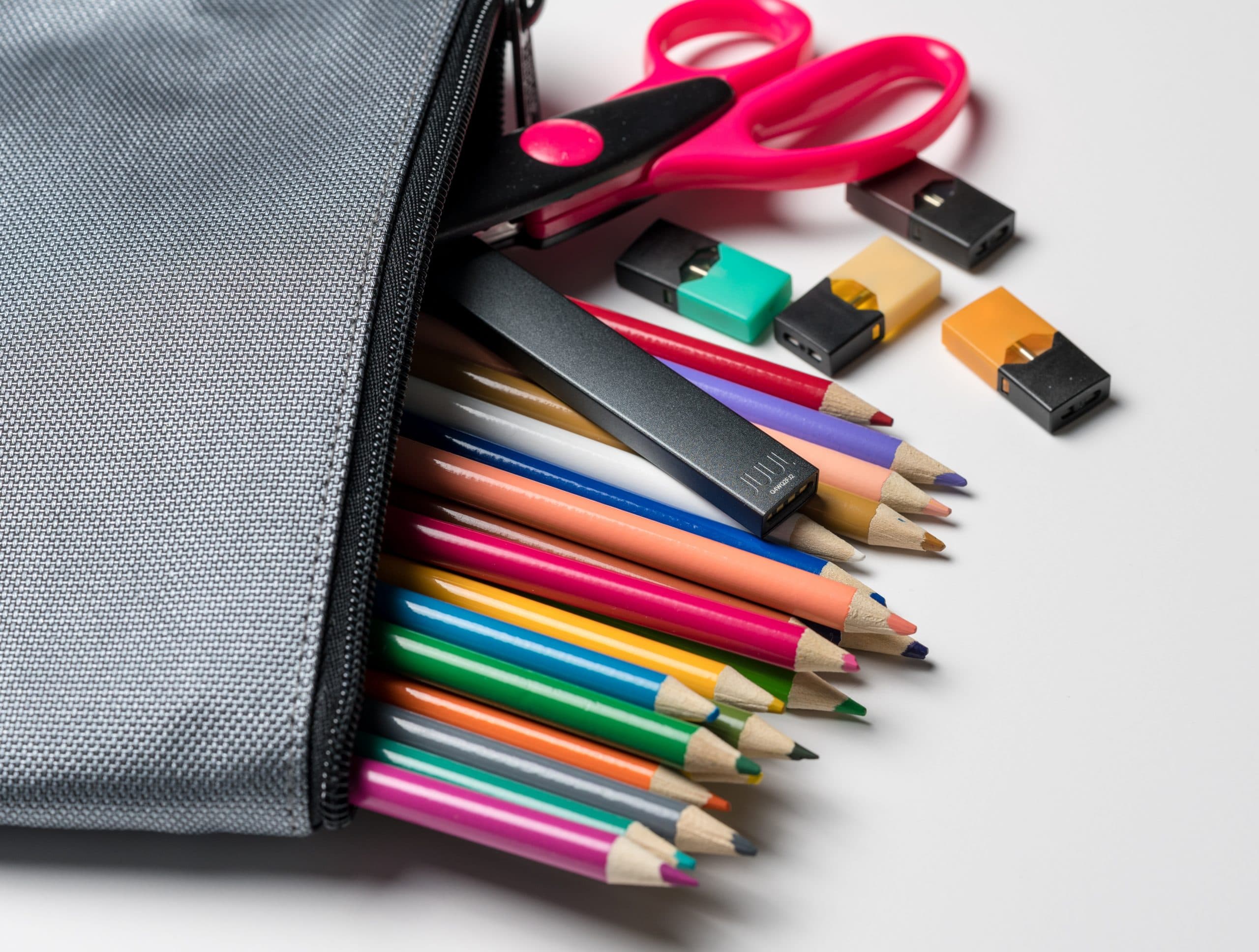 Students using nicotine patches during the HSC