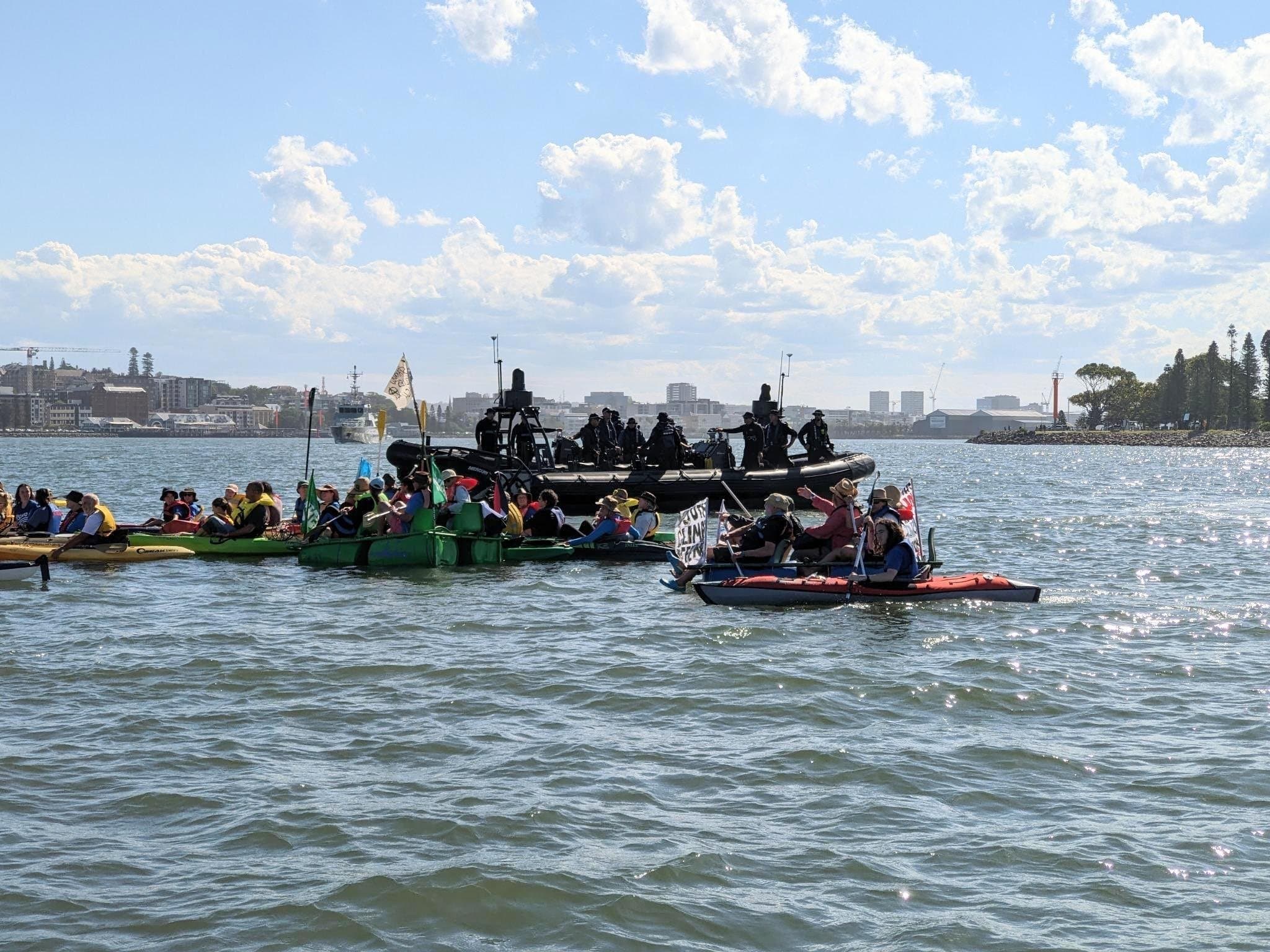 The people’s blockade of the Newcastle coal strike: a check-in with Tom & Simon