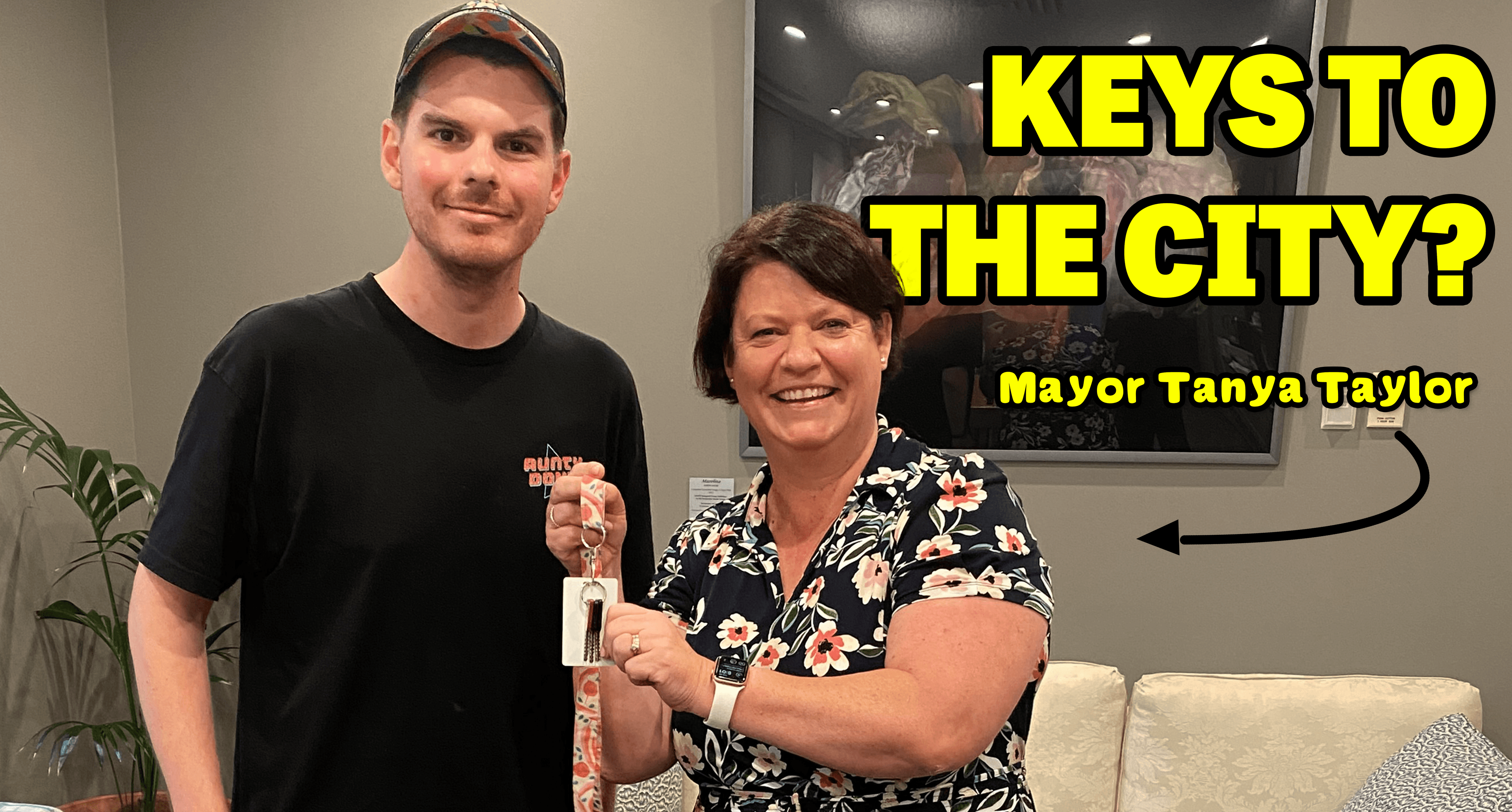 Tanya Taylor On Cutting Giant Ribbons