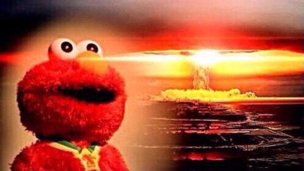 Elmo drops in to Drive on April Fool’s?!