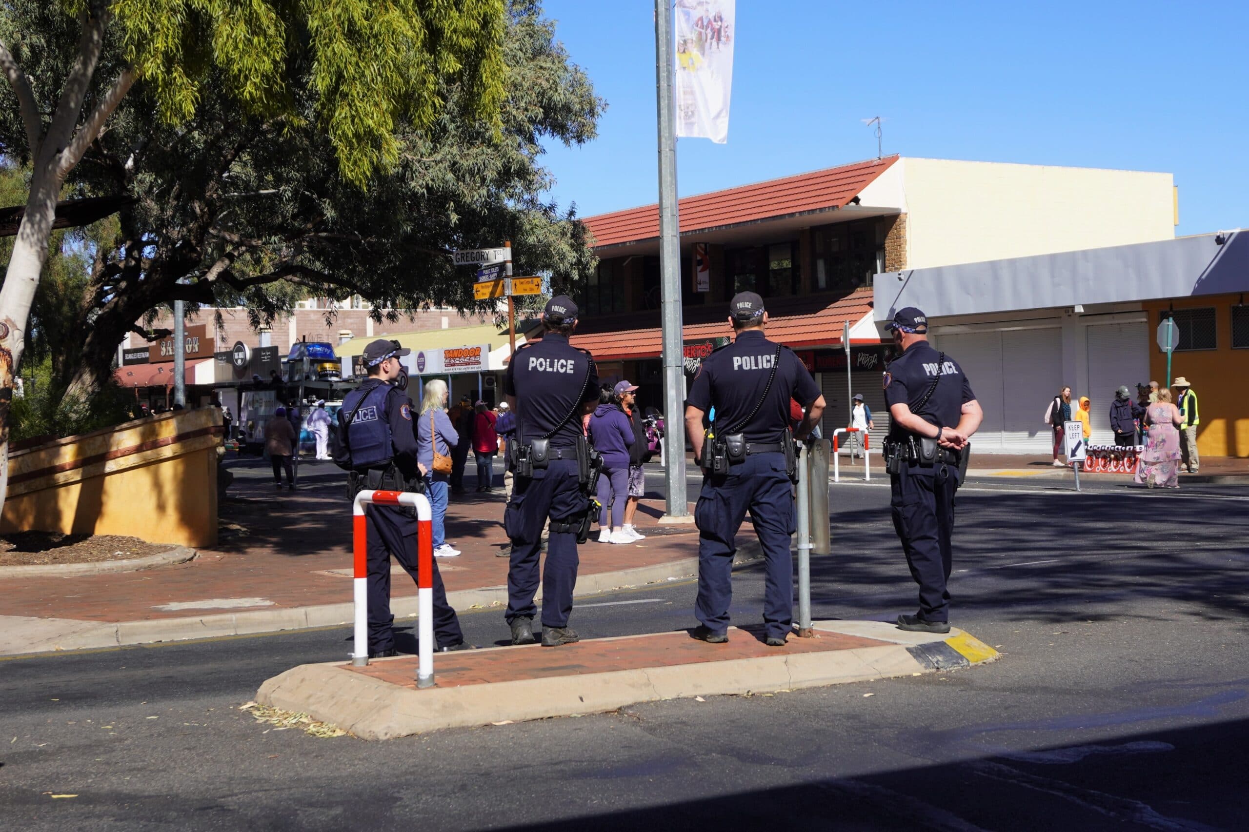 What does the curfew in Alice Springs mean for businesses?